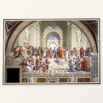 Raphael S The School Of Athens — Classical Art classical art print by SaamCrafts