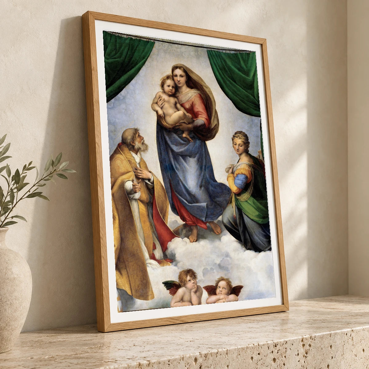 Raphael S The Sistine Madonna — Classical Art classical art print by SaamCrafts