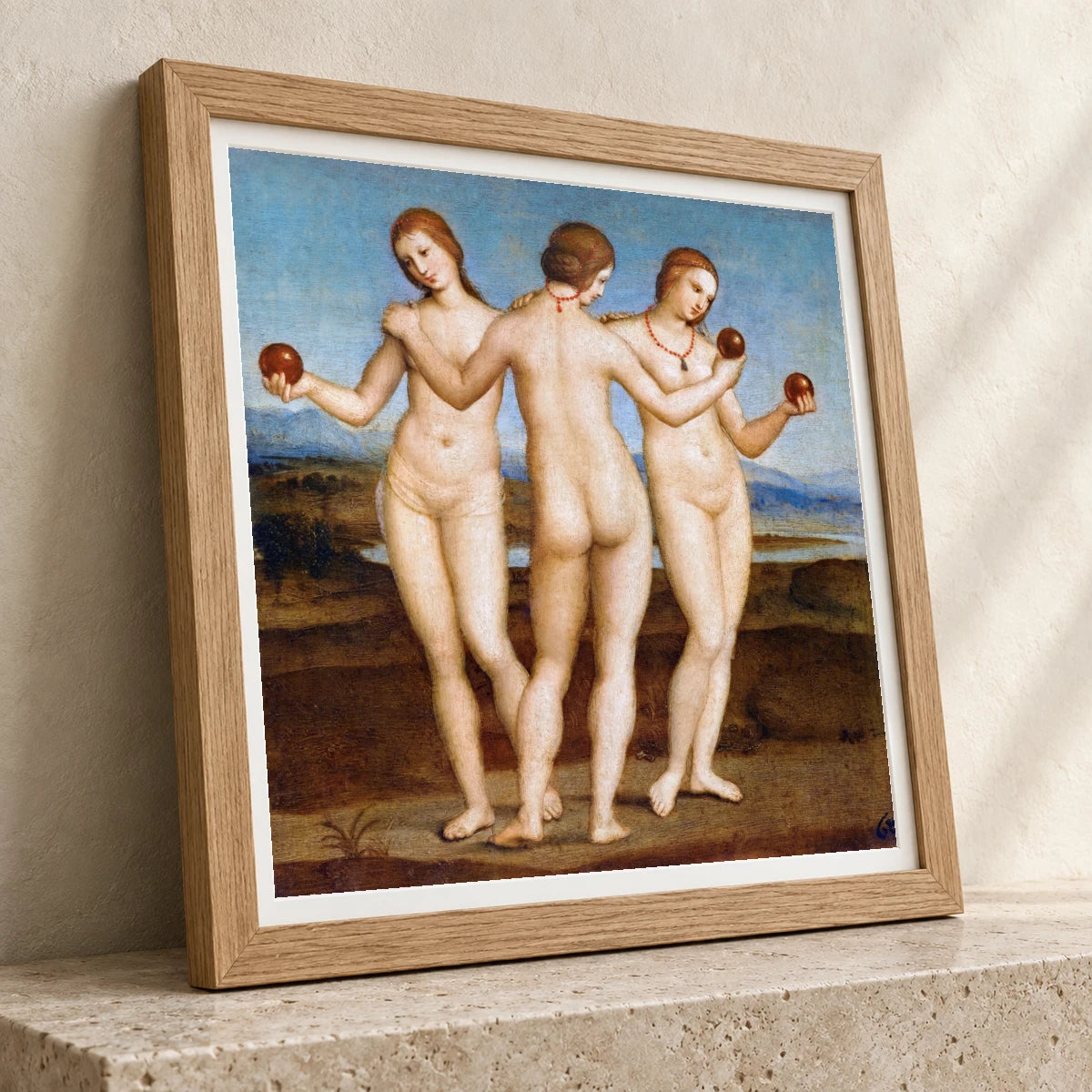 Raphael S Three Graces — Classical Art classical art print by SaamCrafts