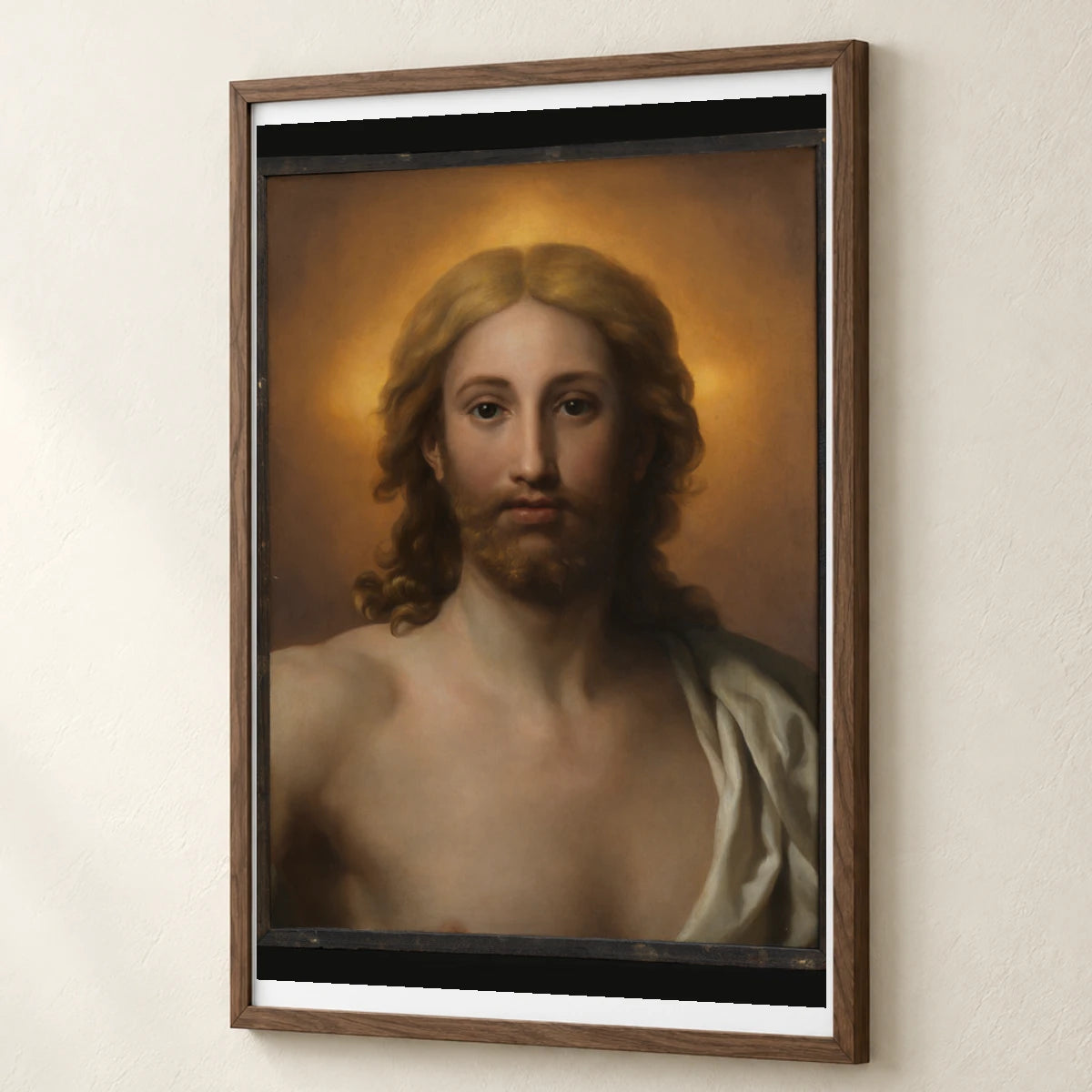 Salvator Mundi By Anton Raphael Mengs — Classical Art classical art print by SaamCrafts