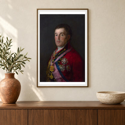 The Duke Of Wellington — Classical Art shown in a styled interior