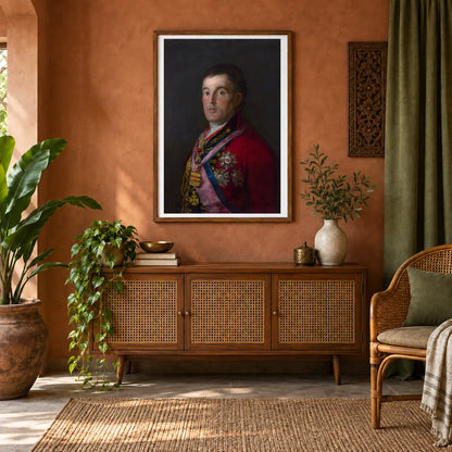 The Duke Of Wellington — Classical Art shown in a styled interior