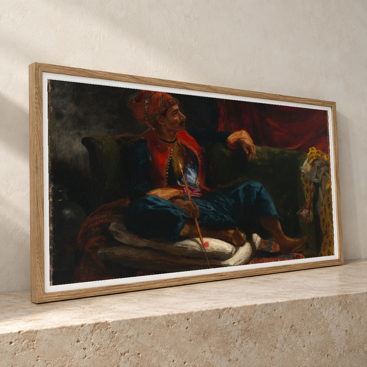The Smoker By Ferdinand Victor Eugene Delacroix — Classical Art classical art print by SaamCrafts