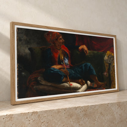 The Smoker By Ferdinand Victor Eugene Delacroix — Classical Art classical art print by SaamCrafts