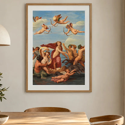 The Triumph Of Galatea, A Copy After Raphael — Classical Art shown in a styled interior
