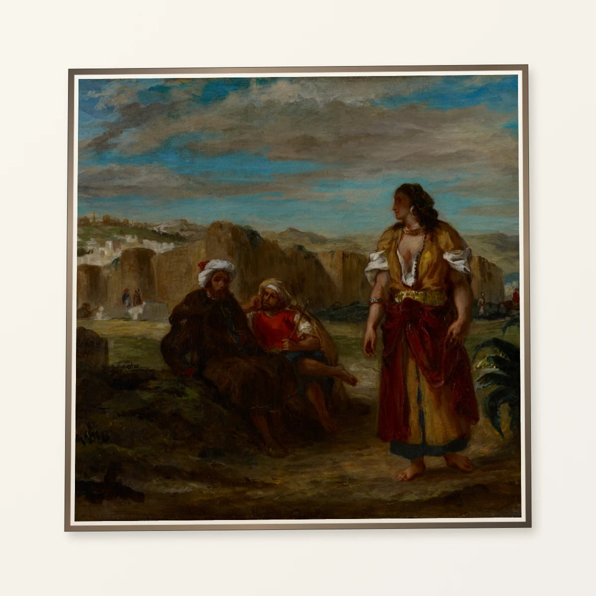 View Of Tangier By Eugène Delacroix — Classical Art classical art print by SaamCrafts