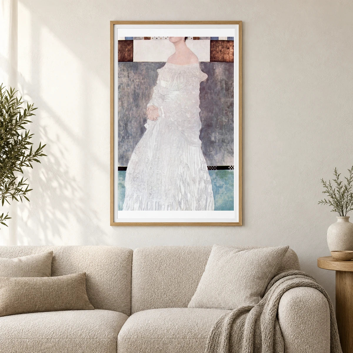 Klimt II — Gustav Klimt shown in a styled interior