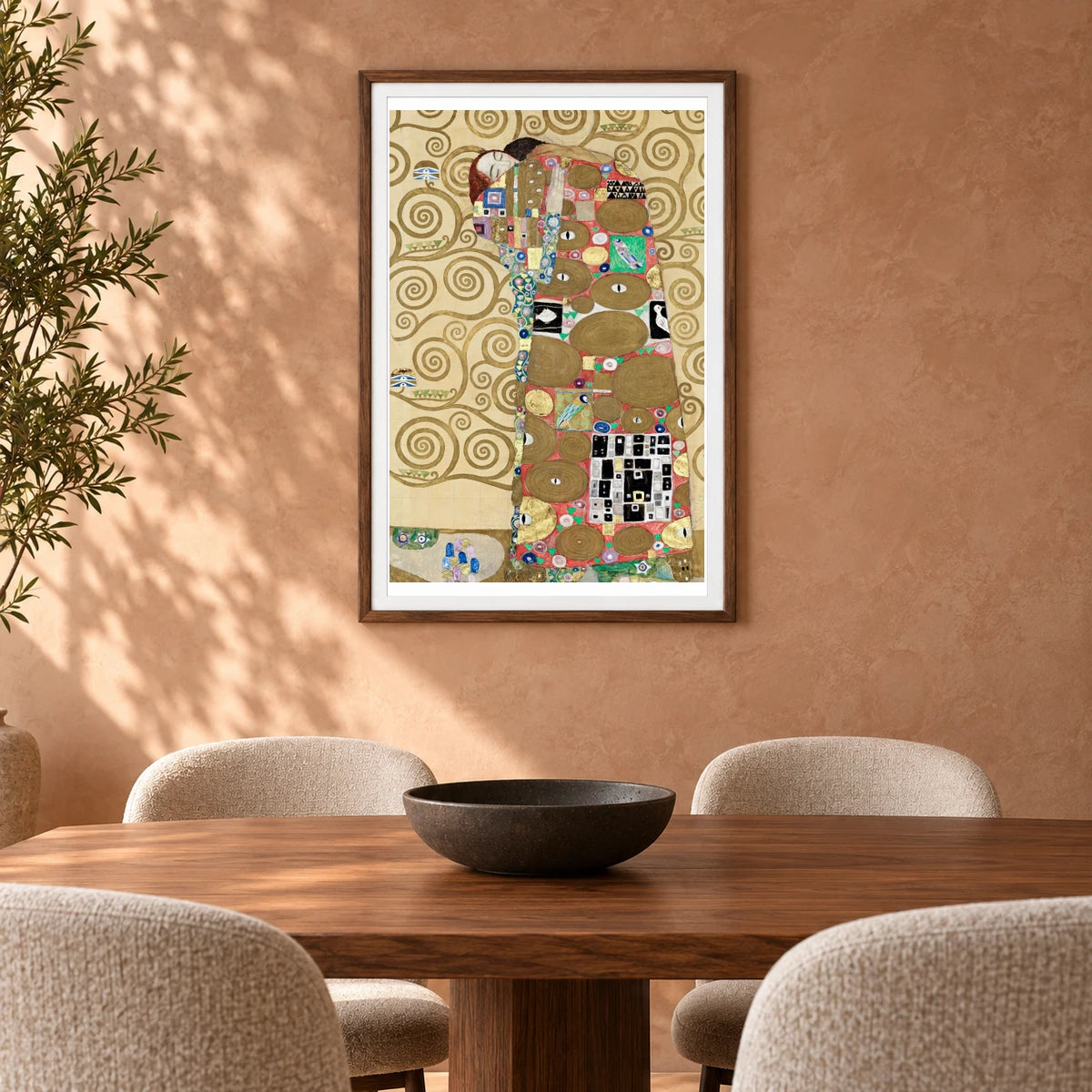 Klimt III — Gustav Klimt shown in a styled interior