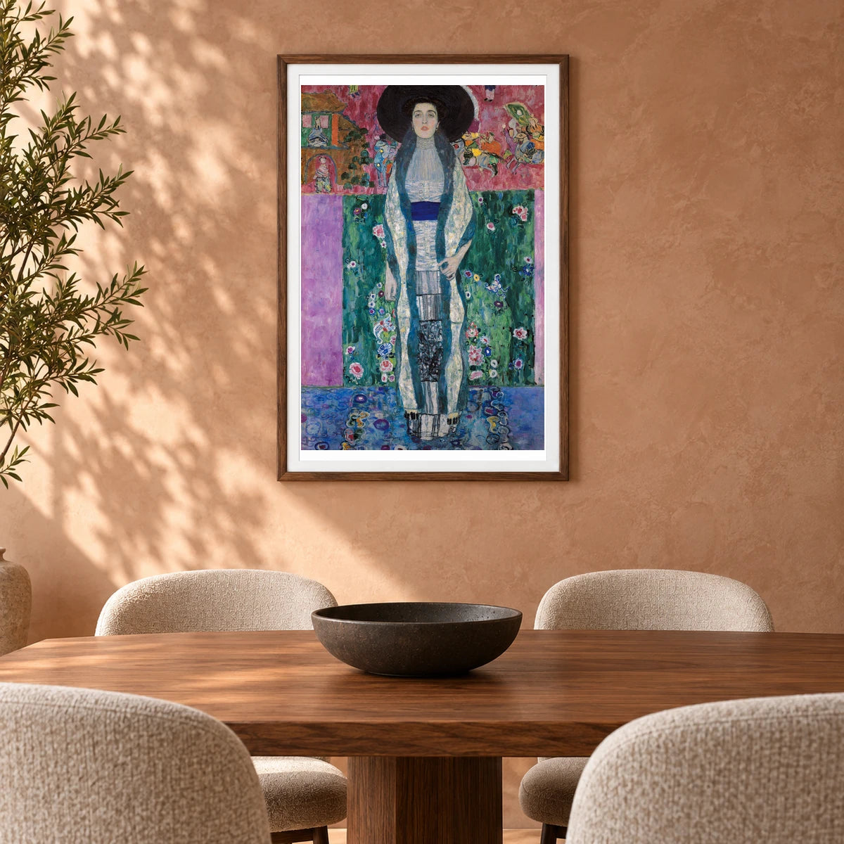 Klimt IV — Gustav Klimt shown in a styled interior