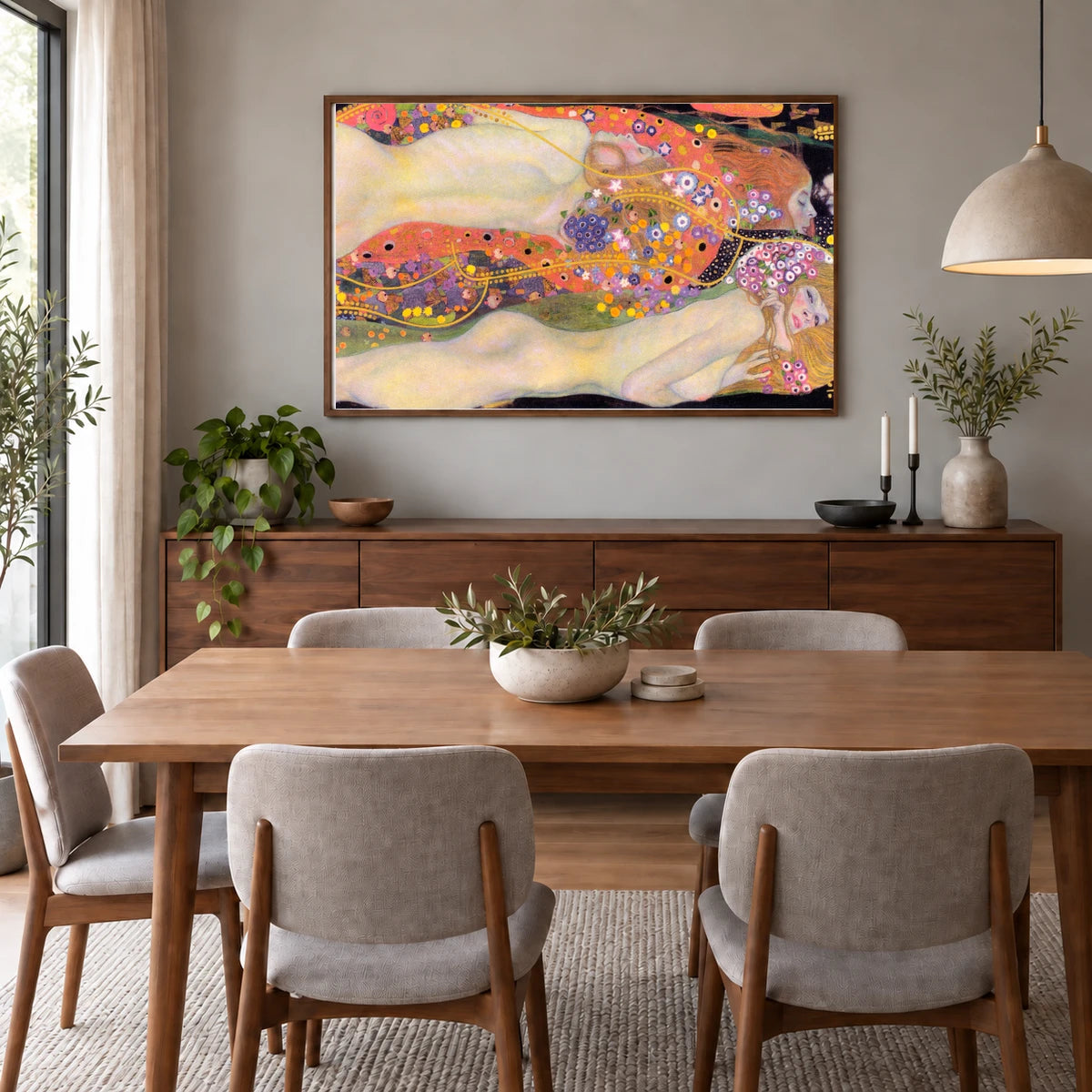 Klimt V — Gustav Klimt shown in a styled interior