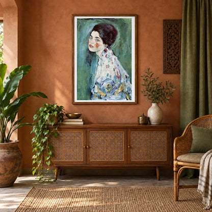 Klimt VI — Gustav Klimt shown in a styled interior