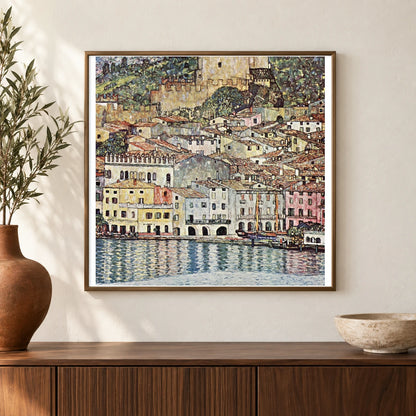 Klimt VII — Gustav Klimt shown in a styled interior