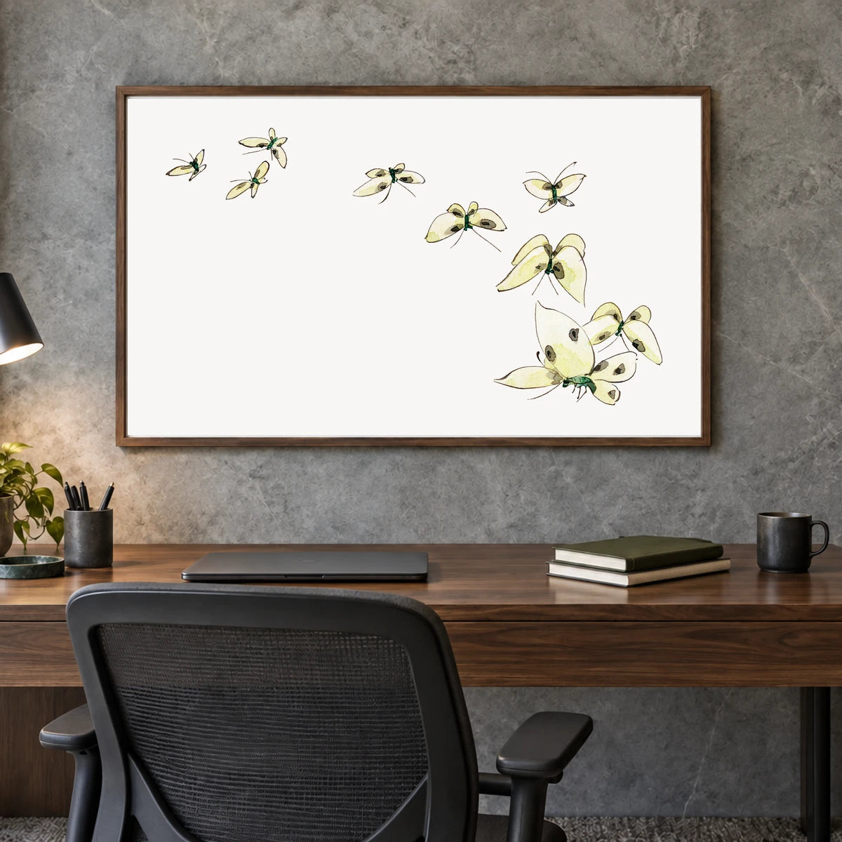 Katsushika Hokusai III — Katsushika Hokusai shown in a styled interior