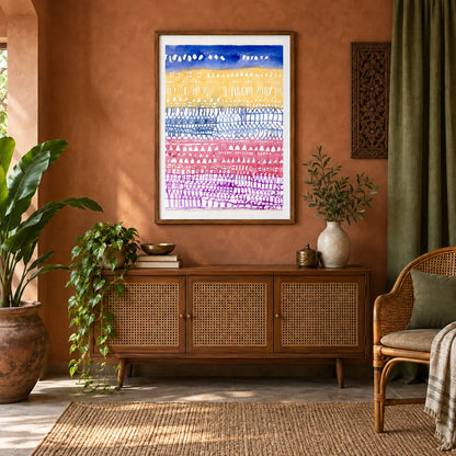Paul Klee IV — Paul Klee shown in a styled interior