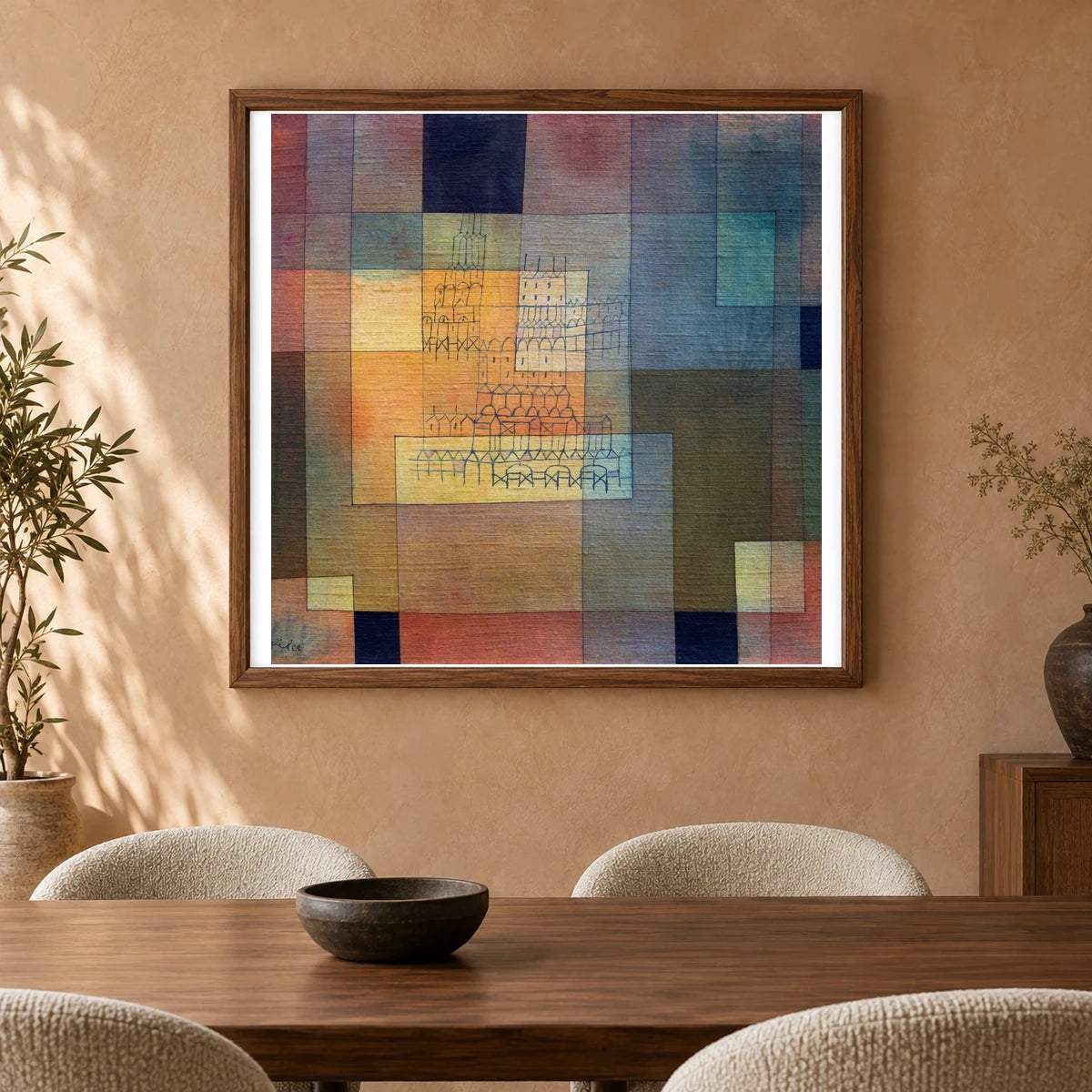 Paul Klee V — Paul Klee shown in a styled interior