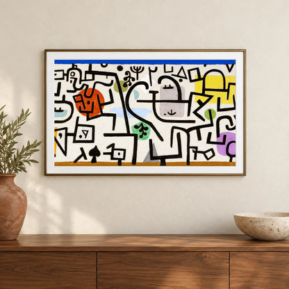 Paul Klee VI — Paul Klee shown in a styled interior