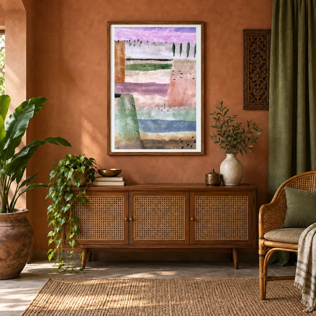 Paul Klee VIII — Paul Klee shown in a styled interior