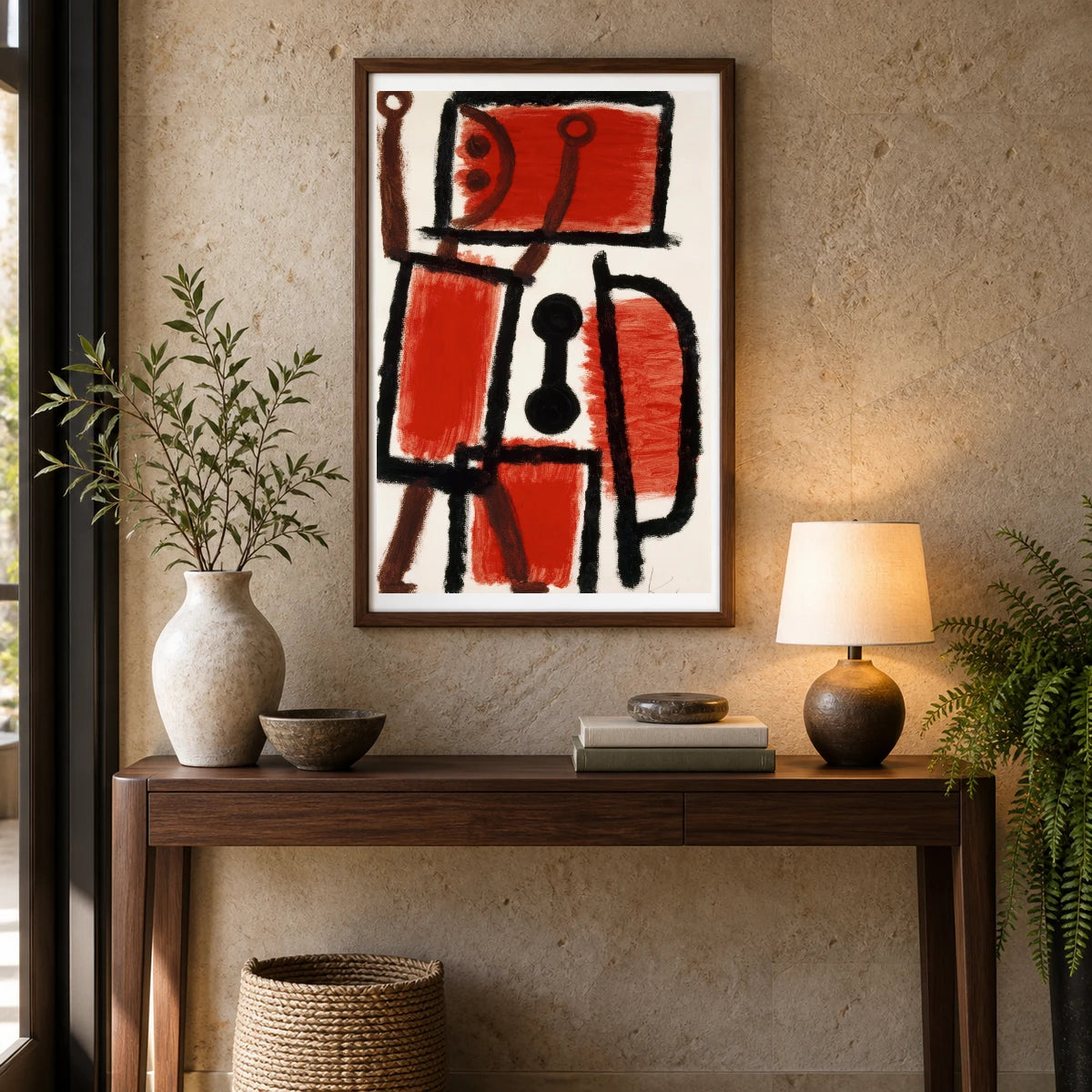 Paul Klee IX — Paul Klee shown in a styled interior
