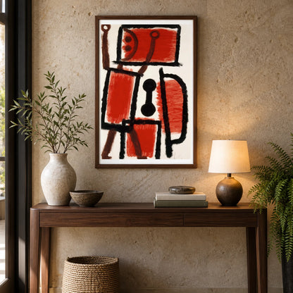 Paul Klee IX — Paul Klee shown in a styled interior