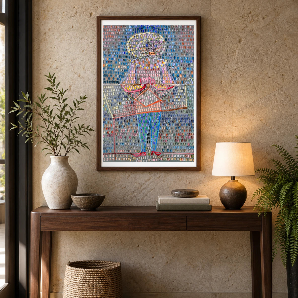 Paul Klee XVI — Paul Klee shown in a styled interior