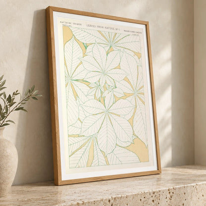 Leaves From Nature No.1 — Modern & Contemporary modern & contemporary art print by SaamCrafts