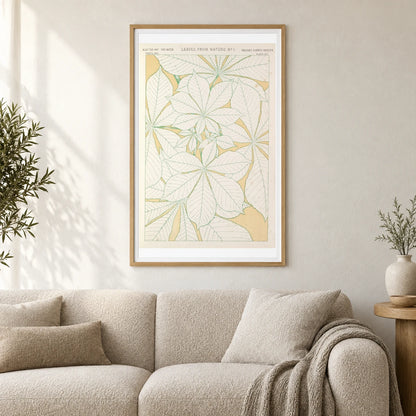 Leaves From Nature No.1 — Modern & Contemporary shown in a styled interior