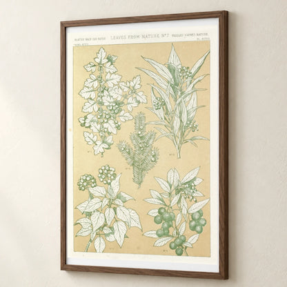 Leaves From Nature No.7 — Modern & Contemporary modern & contemporary art print by SaamCrafts