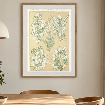 Leaves From Nature No.7 — Modern & Contemporary shown in a styled interior