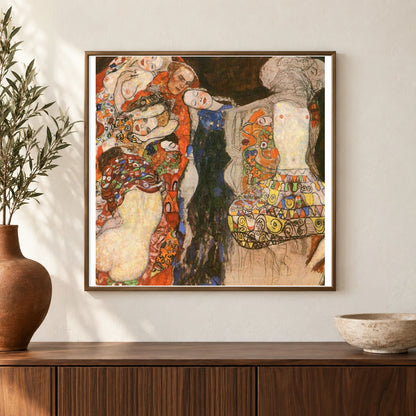 Klimt IX — Gustav Klimt shown in a styled interior