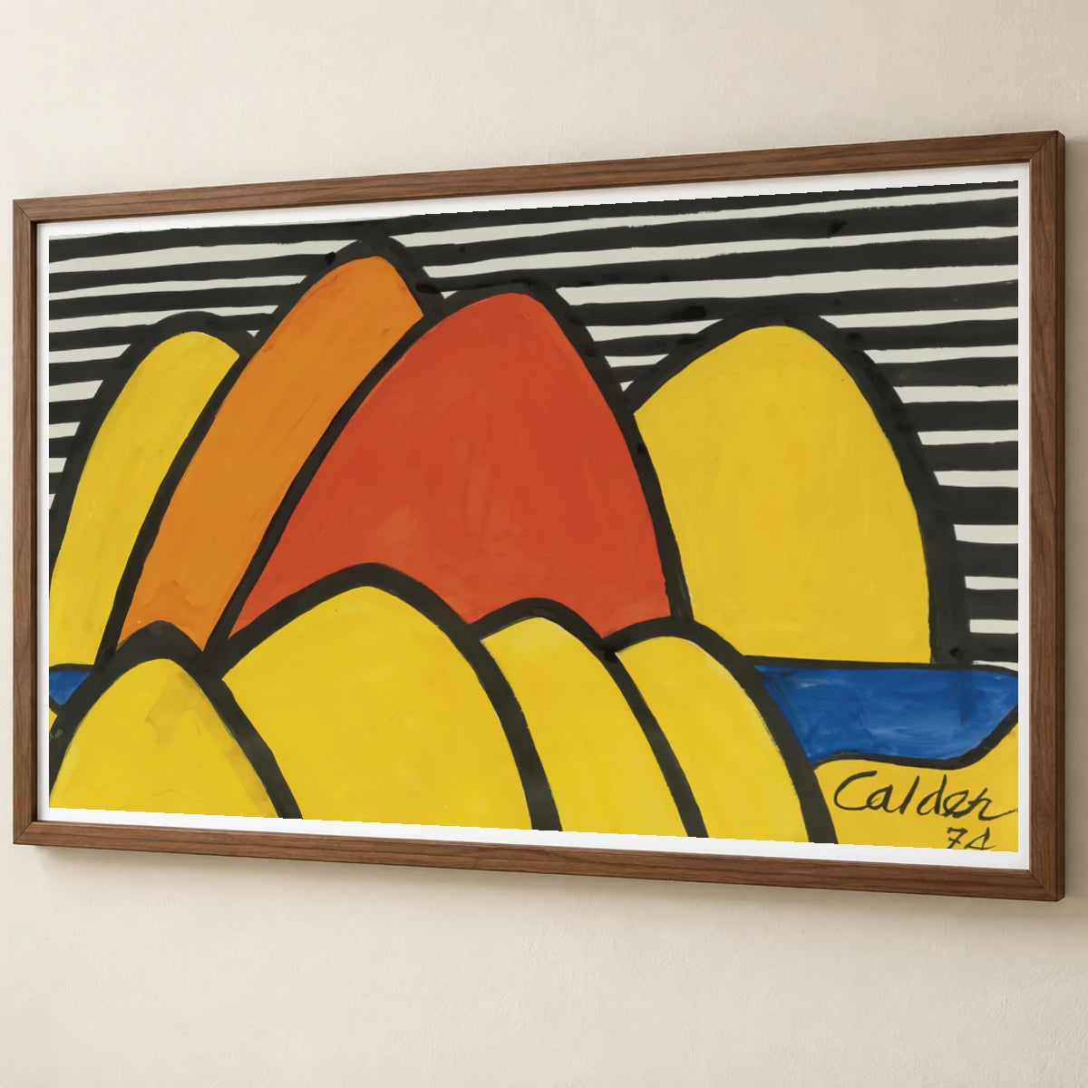 Bumps (1974) — Modern & Contemporary modern & contemporary art print by SaamCrafts