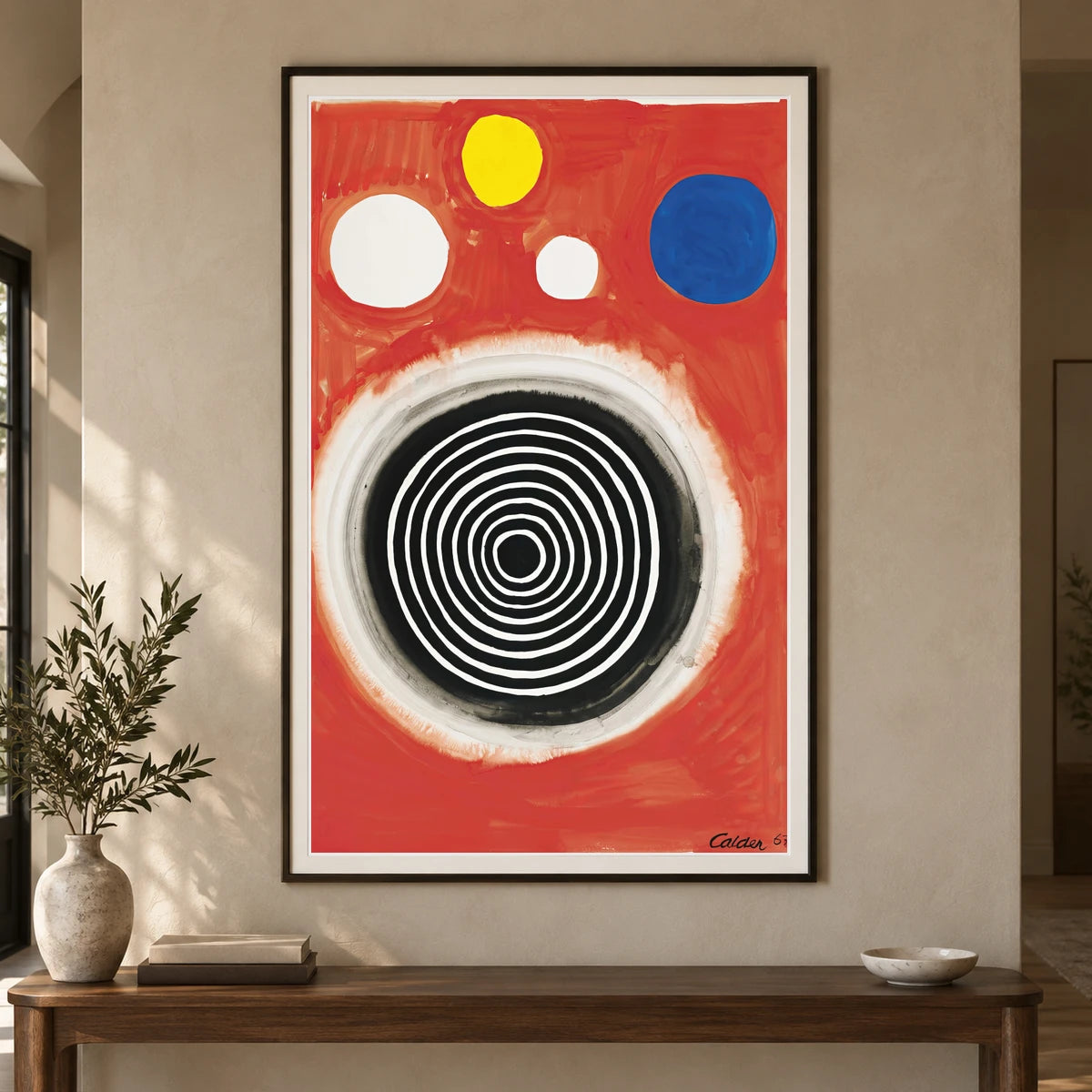 Concentric Nebula (1967) — Modern & Contemporary shown in a styled interior