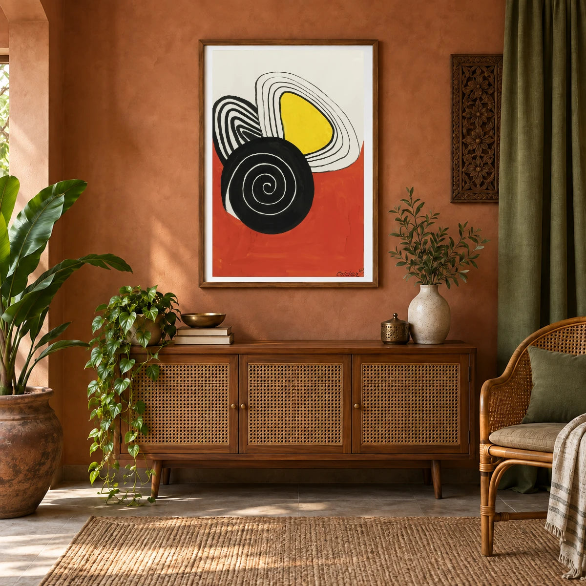 Escargot Amoureux De 2 Huitres (1969) — Modern & Contemporary shown in a styled interior