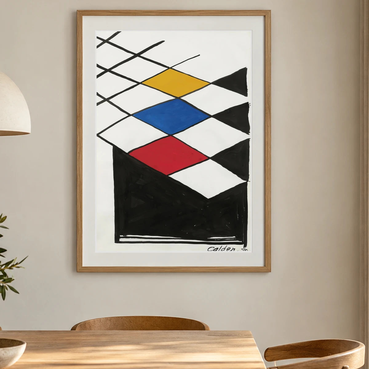 Faux Vitraux (1970) — Modern & Contemporary shown in a styled interior
