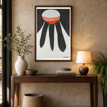 Sphere On Four Prongs (1969) — Modern & Contemporary shown in a styled interior