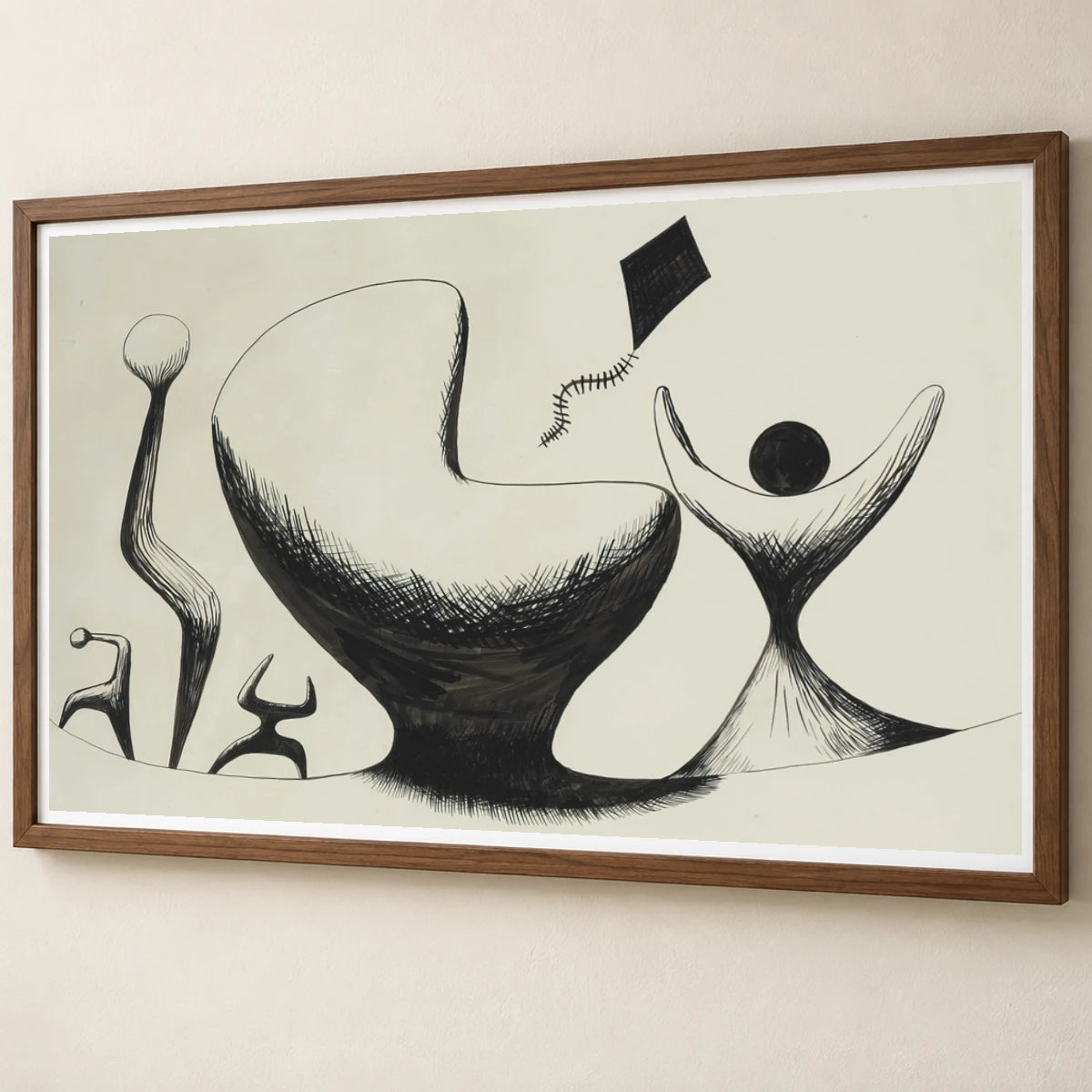 Studies For Sculpture (1941) — Modern & Contemporary modern & contemporary art print by SaamCrafts