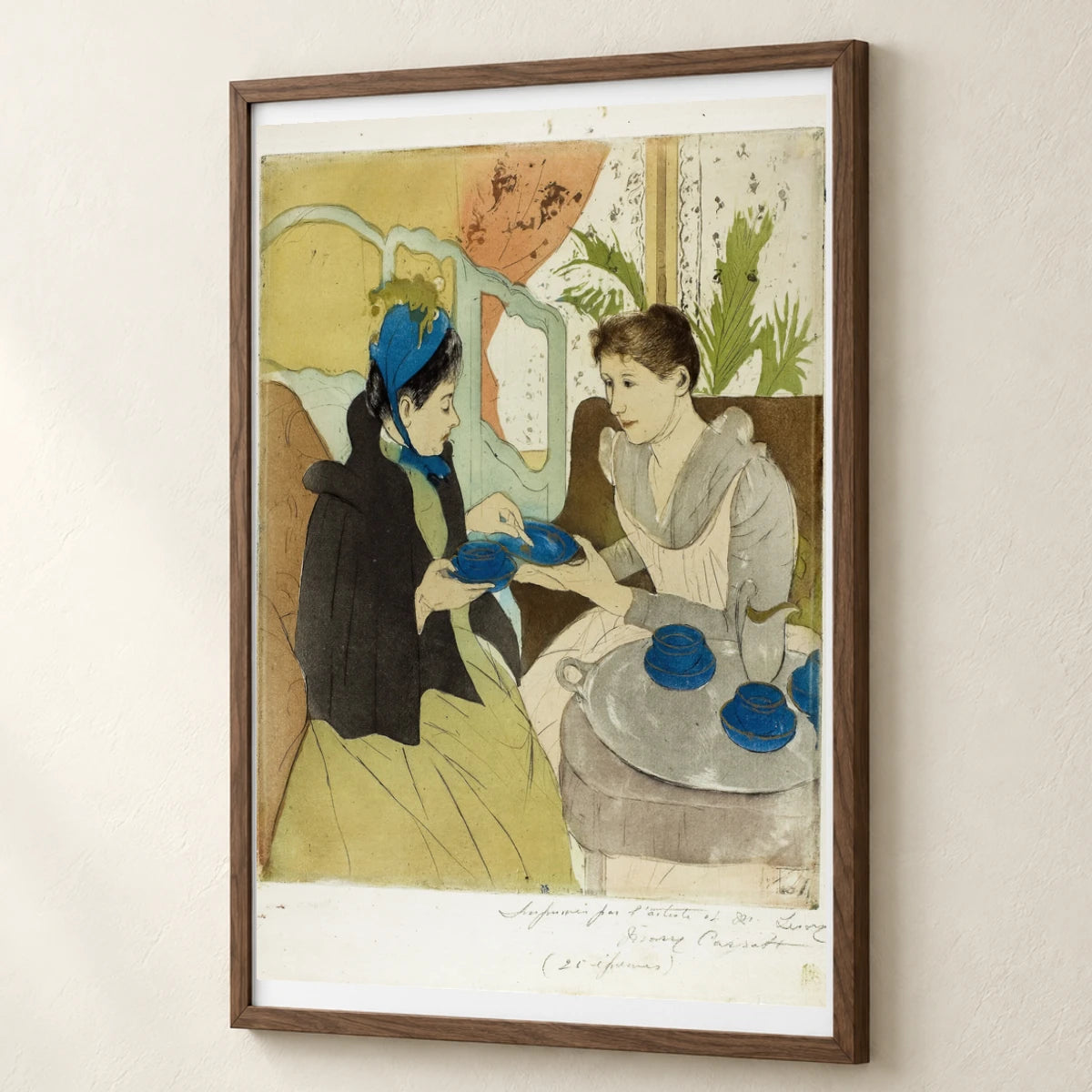 Afternoon Tea Party (1890–1891) — Modern & Contemporary modern & contemporary art print by SaamCrafts