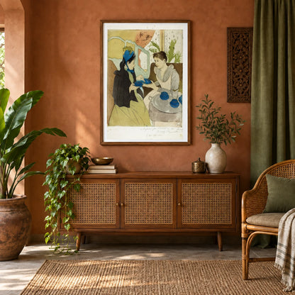 Afternoon Tea Party (1890–1891) — Modern & Contemporary shown in a styled interior