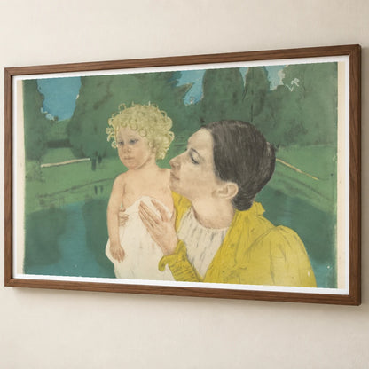 By The Pond (circa 1896) — Modern & Contemporary modern & contemporary art print by SaamCrafts