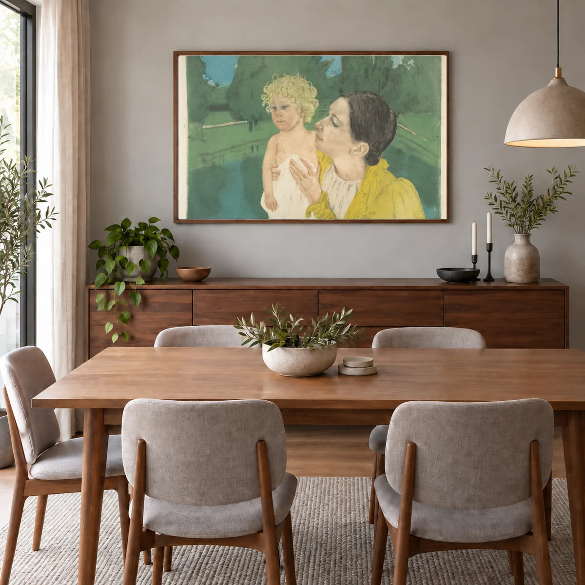 By The Pond (circa 1896) — Modern & Contemporary shown in a styled interior