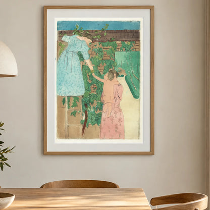 Gathering Fruit (circa 1893) — Modern & Contemporary shown in a styled interior