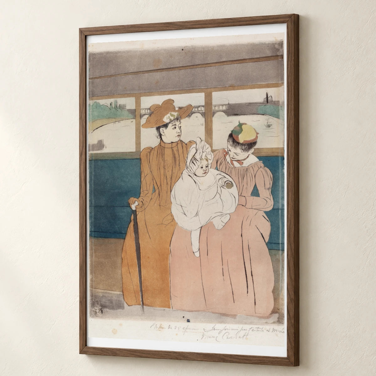In The Omnibus (1890 1891) — Modern & Contemporary modern & contemporary art print by SaamCrafts