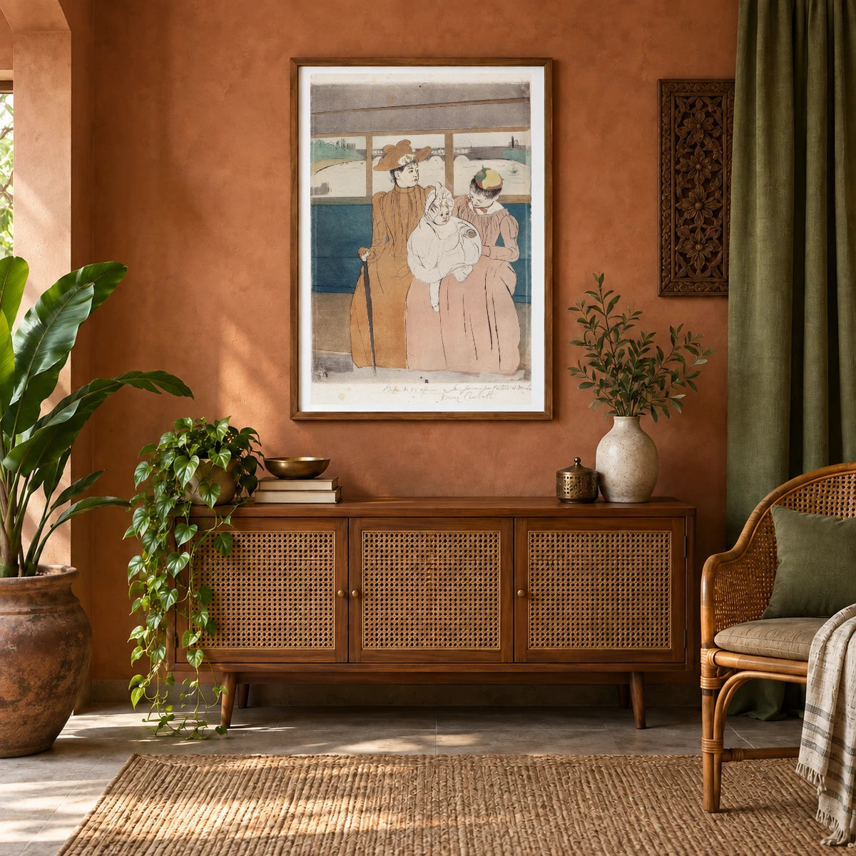 In The Omnibus (1890 1891) — Modern & Contemporary shown in a styled interior