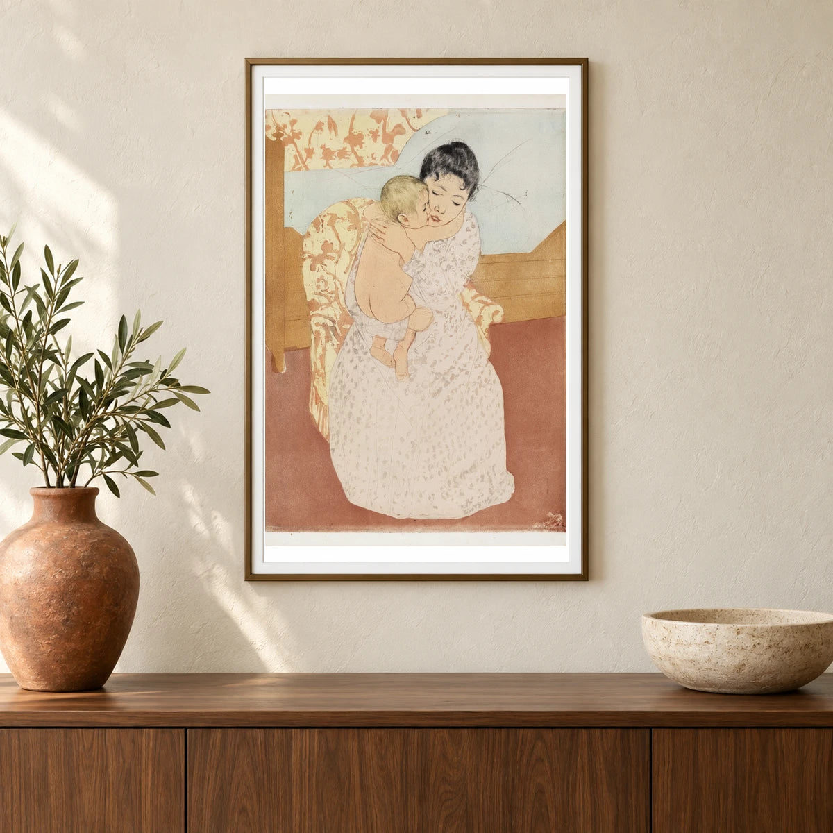 Maternal Caress (1890 1891) — Modern & Contemporary shown in a styled interior