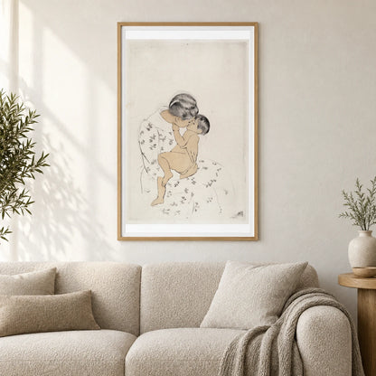 Mother’s Kiss (1890 1891) — Modern & Contemporary shown in a styled interior