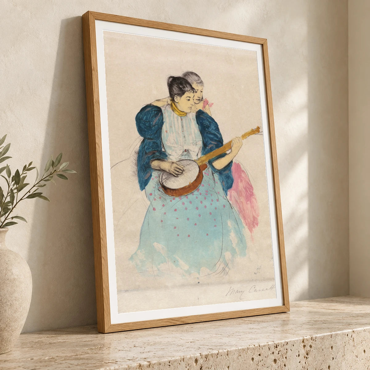 The Banjo Lesson (circa 1893) — Modern & Contemporary modern & contemporary art print by SaamCrafts