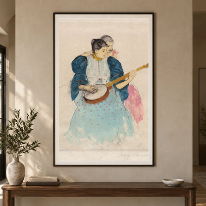 The Banjo Lesson (circa 1893) — Modern & Contemporary shown in a styled interior