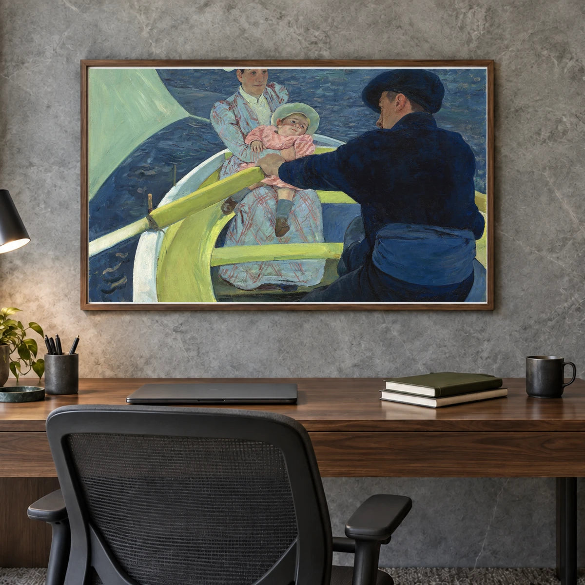 The Boating Party (1893 1894) — Modern & Contemporary shown in a styled interior