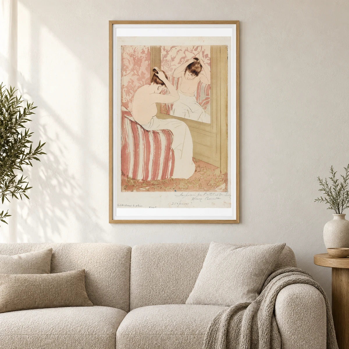 The Coiffure (1890 1891) — Modern & Contemporary shown in a styled interior