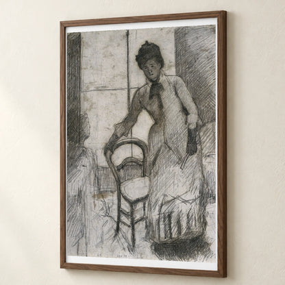The Visitor (recto) (c. 1881) — Modern & Contemporary modern & contemporary art print by SaamCrafts