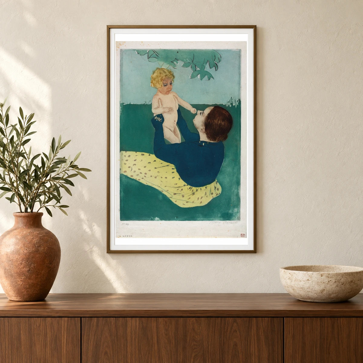 Under The Horse Chestnut Tree (1896 1897) — Modern & Contemporary shown in a styled interior